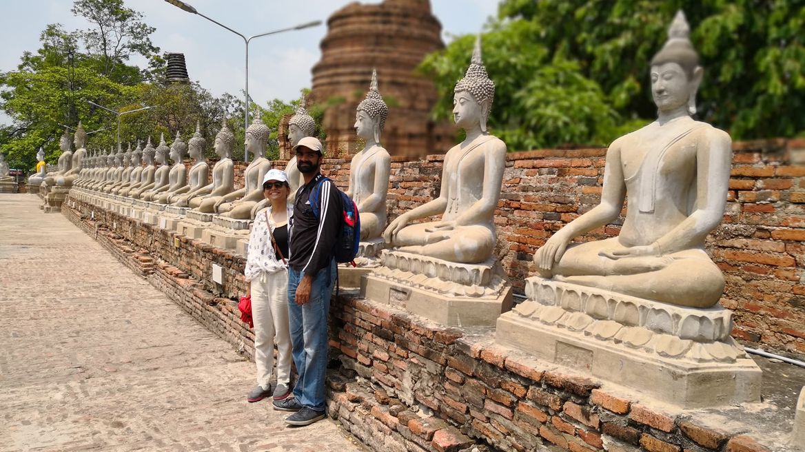 Buddha Images with the Gesture of Subduing Mara