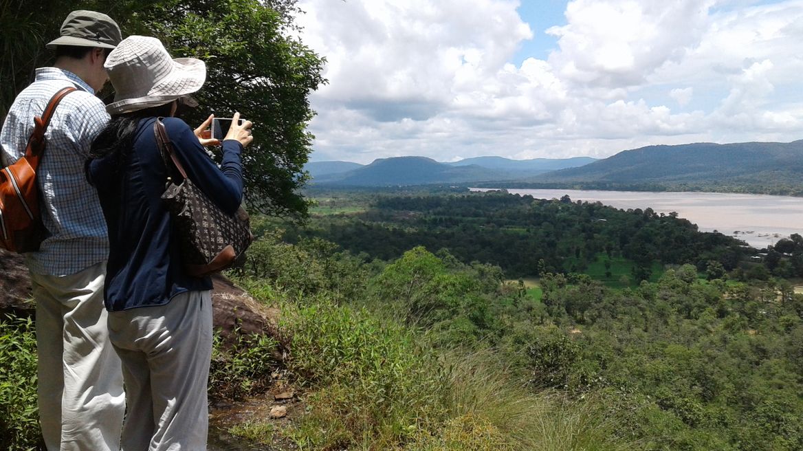 View of Mekong river from Phataem National Park