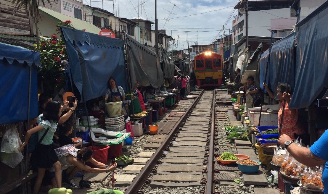 Maeklong Railway Market Tour