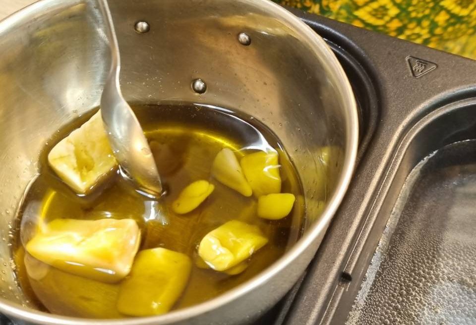 Boiled natural wax