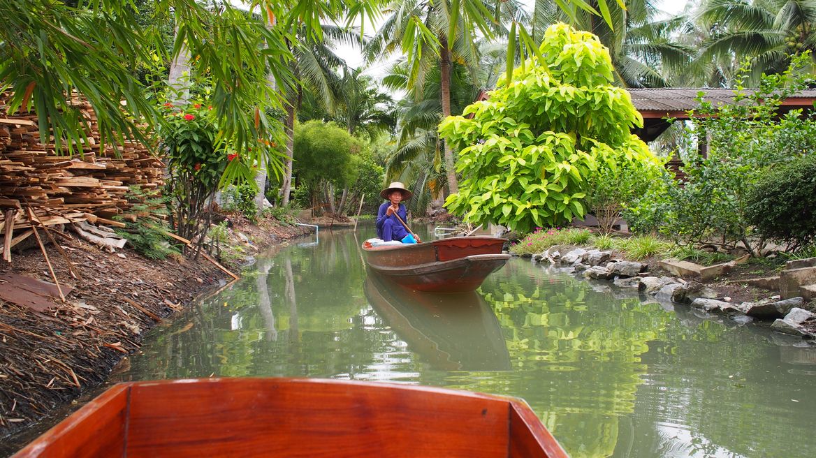 Ride the paddle boat