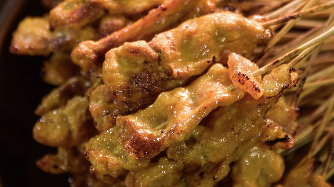 Pork skewers