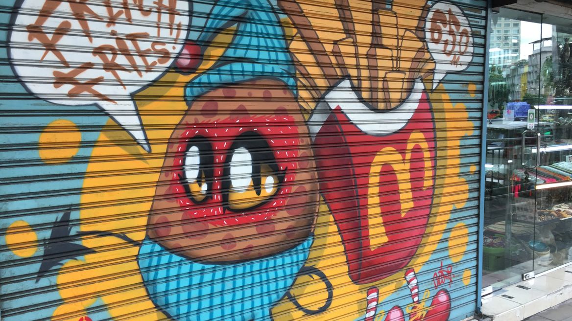 Graffiti & street art along the way