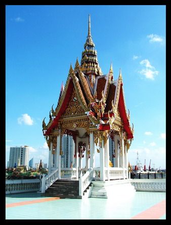 The Bukkalo Temple on river side