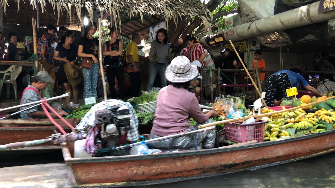Shopping from the locals