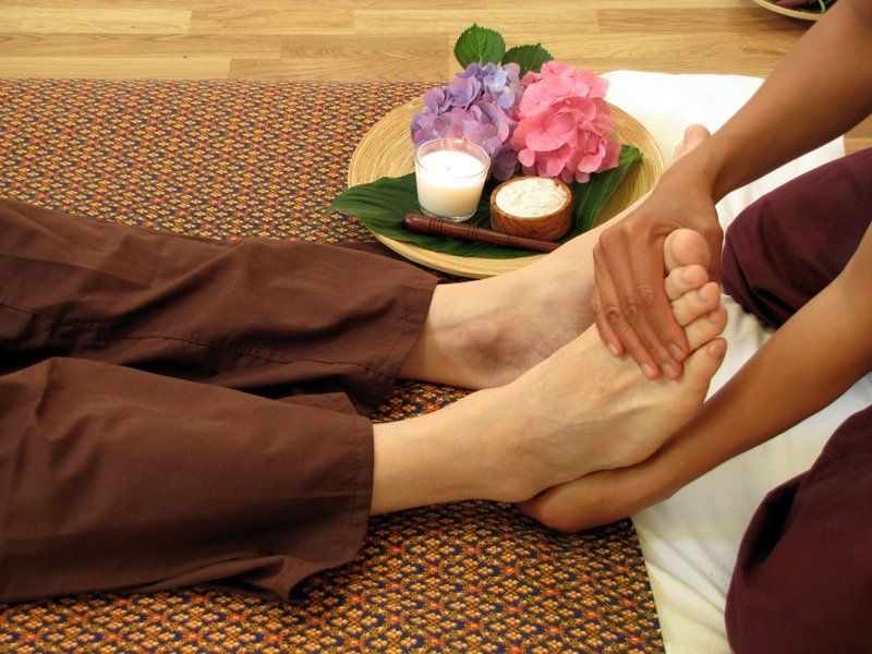 Foot Massage Treat in Air-con Room