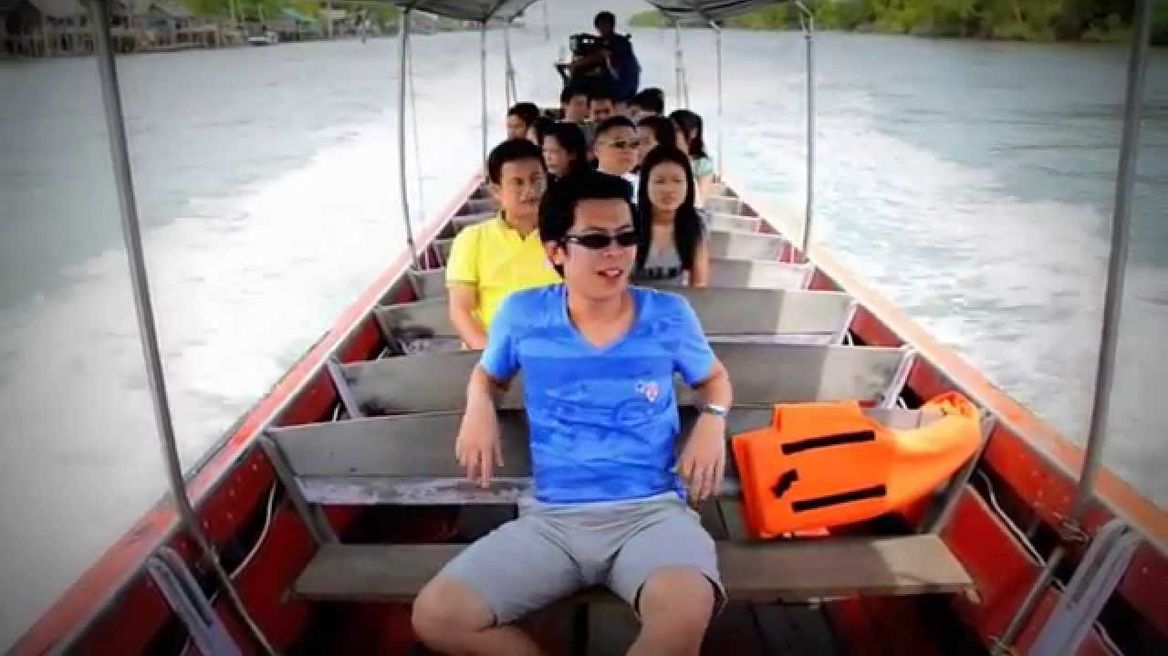 Boating to Bangkok seaview