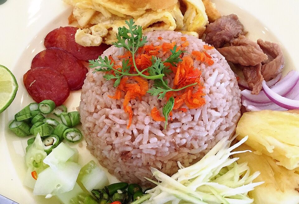 Kaow Kluk Kapi-Popular Thai food