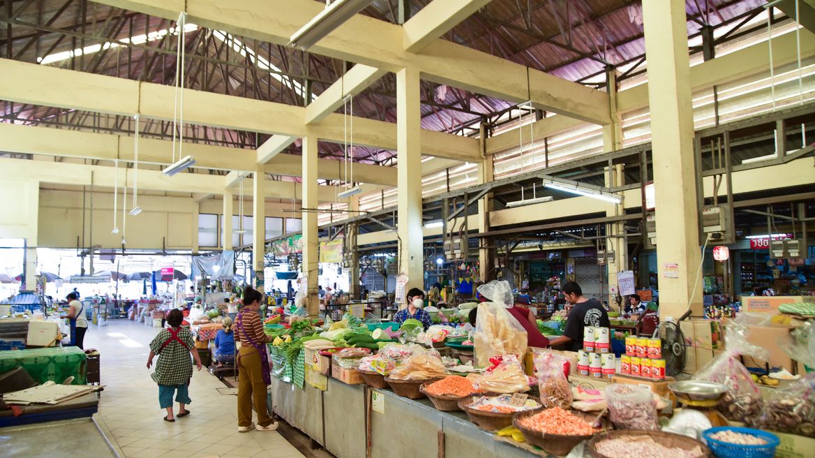 Hua ro, the old market