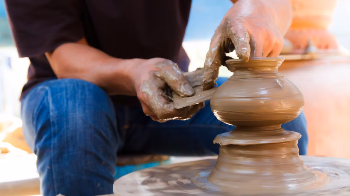 Pottery factory