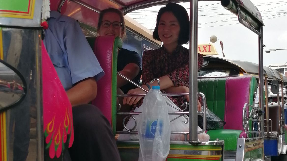 Take Tuk-Tuk to local market
