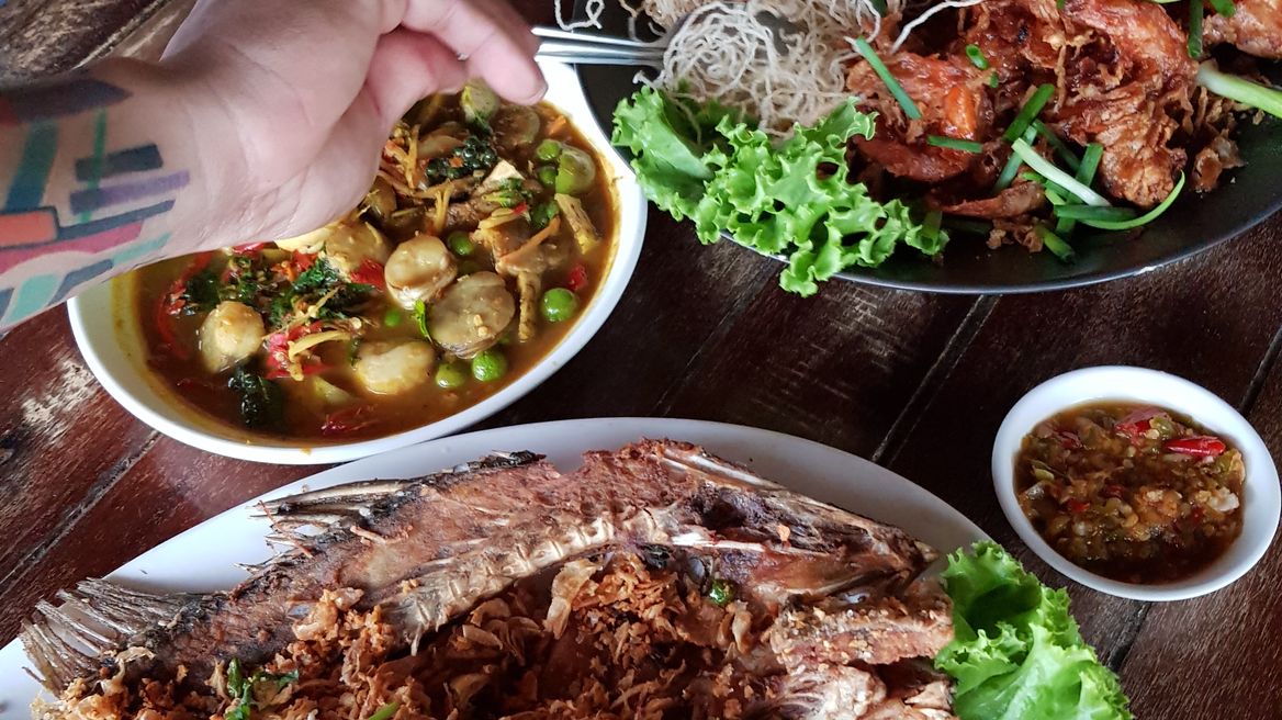 Our kind of dinner.