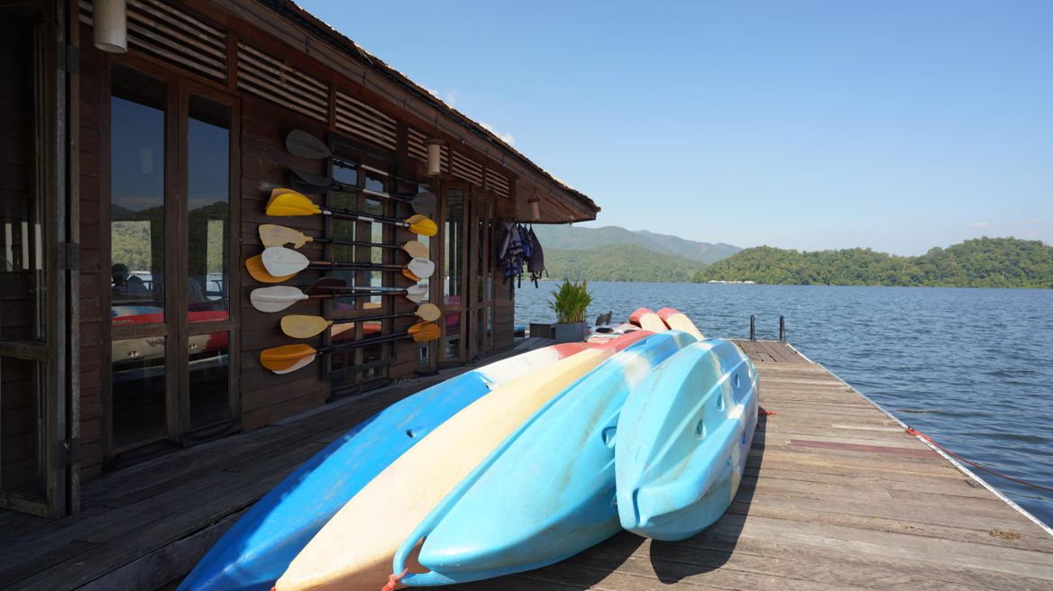 Complimentary all water sports such as canoe, kayaking, pedal boat, paddle board, water boxing stage,..