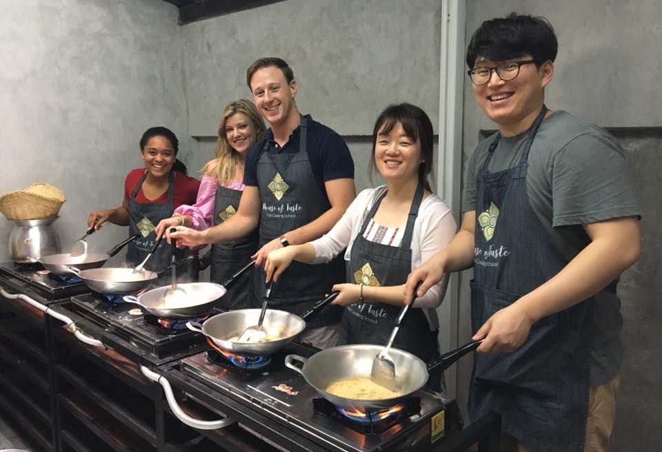 Enjoy cooking with friends from all around the world
