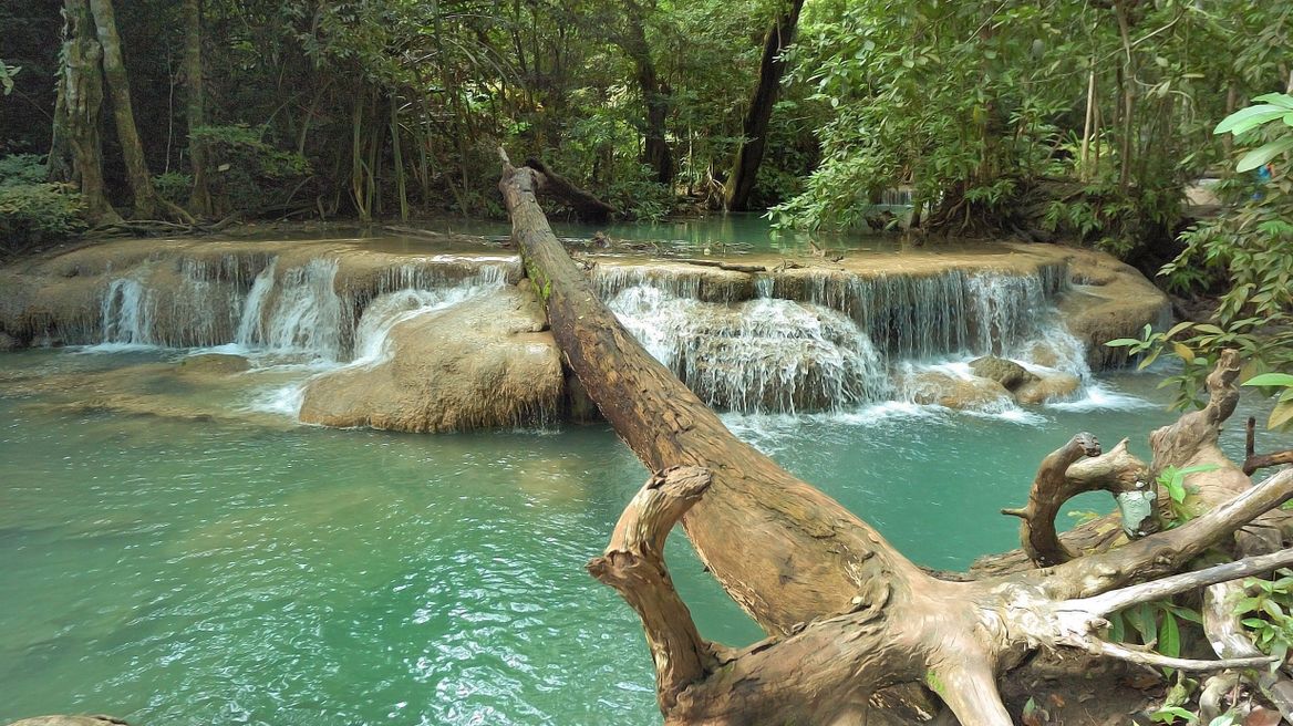 Erawan waterfall (first level)