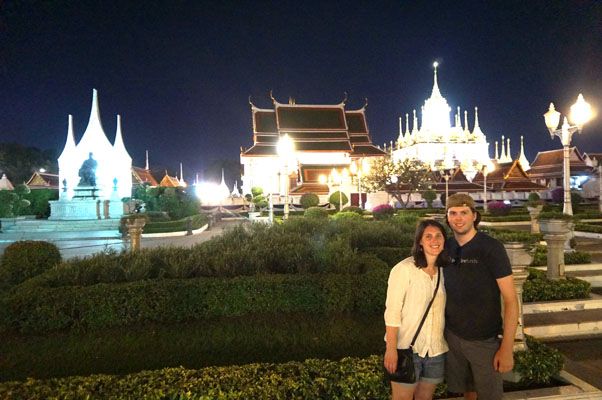 A unique temple in Bangkok is the Wat Ratchanadda with its so called Metal Castle.