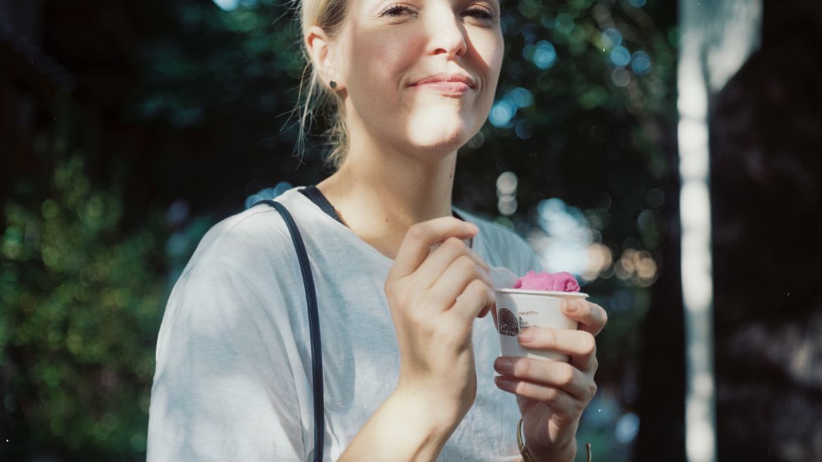 take a break and have some snack.