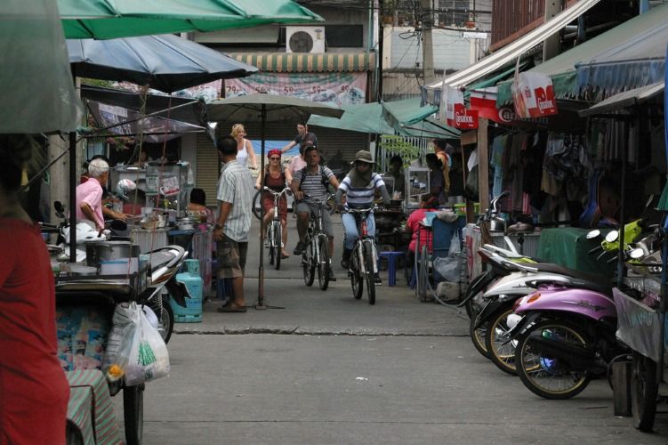 Ride through non-touristy Bangkok