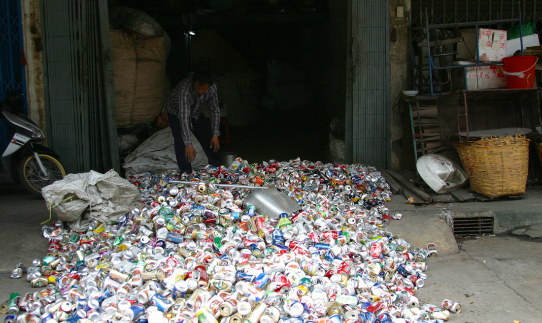 A lot of cans!