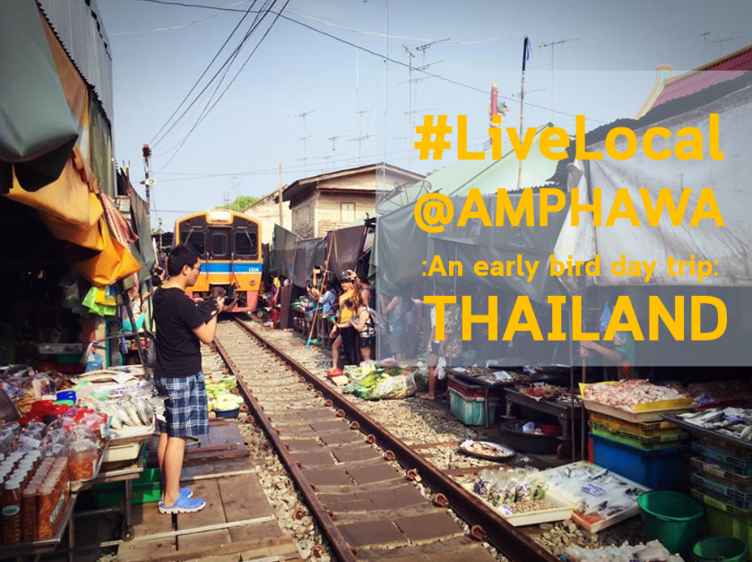 First place to drop by and experience a crazy moment when the train comes.