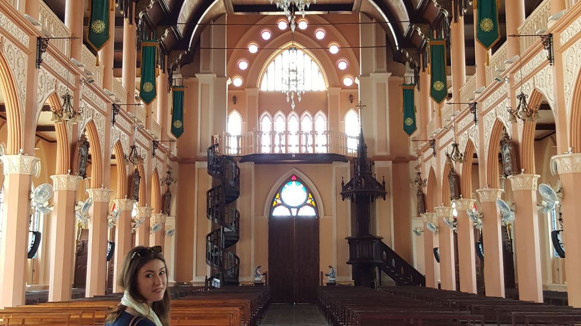 One of the most beautiful and biggest Catholic Church in Thailand.