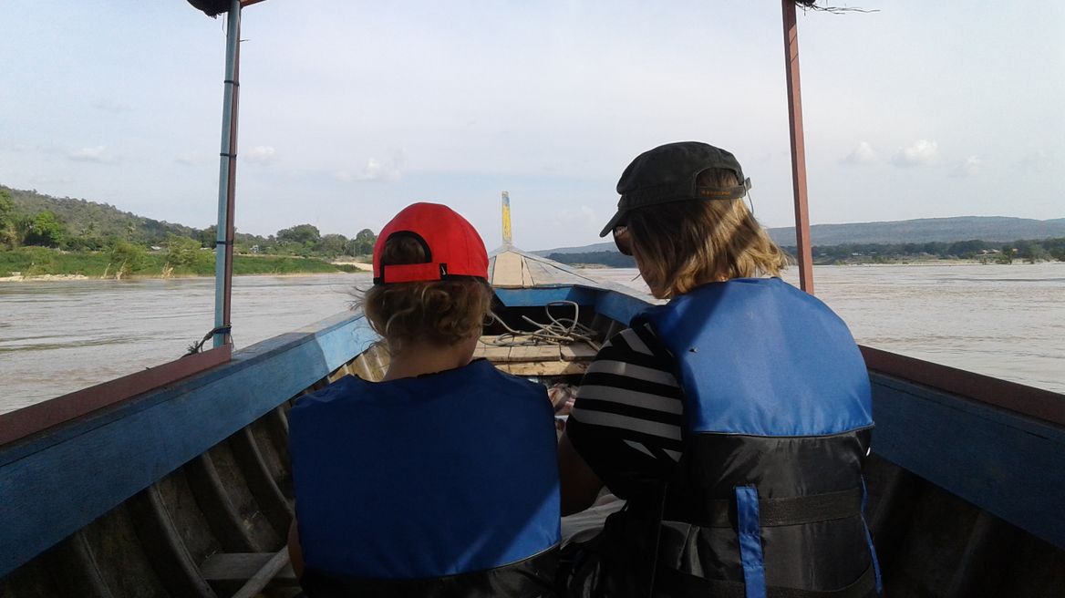 Boat trip in the river