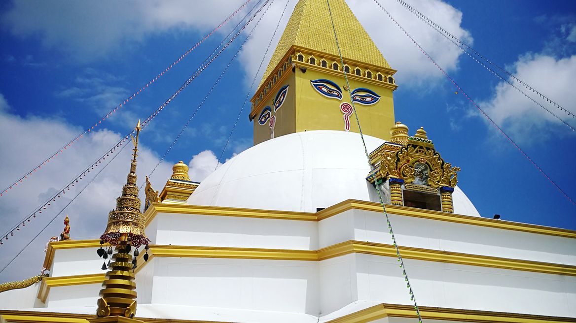 One and only nepal style pagoda in Thailand.