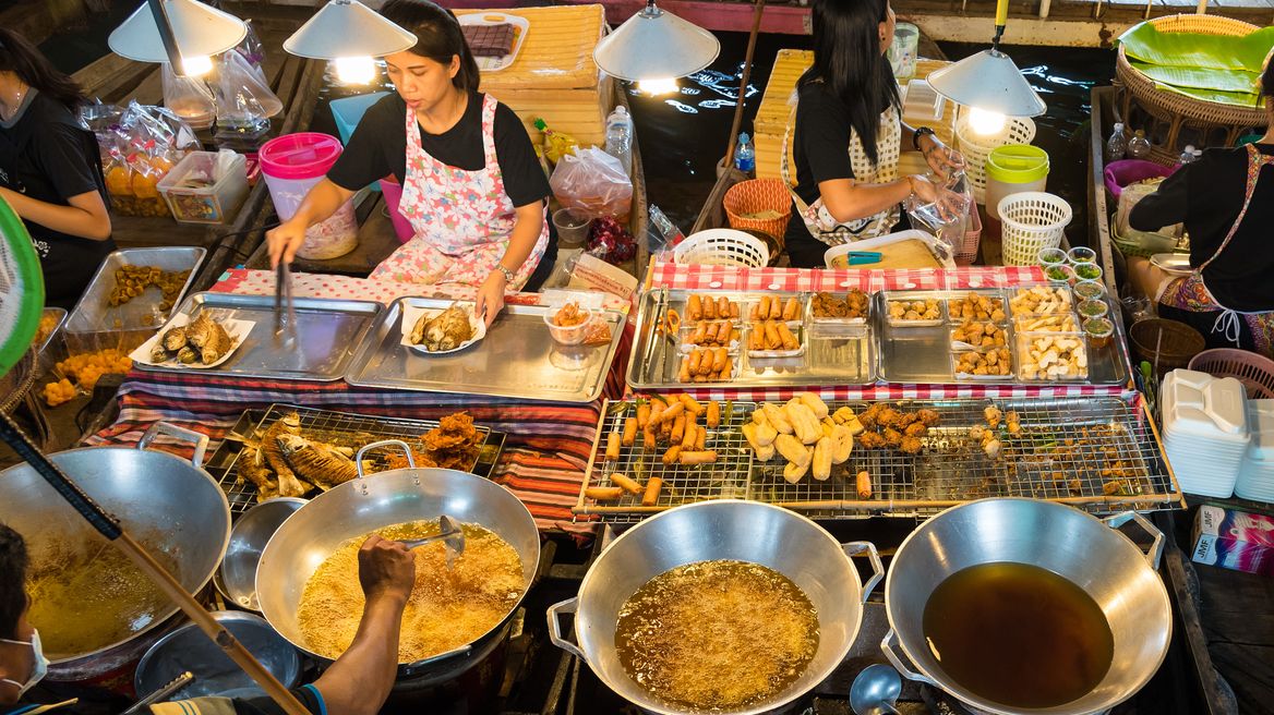 Taste local food and buy fresh fruit