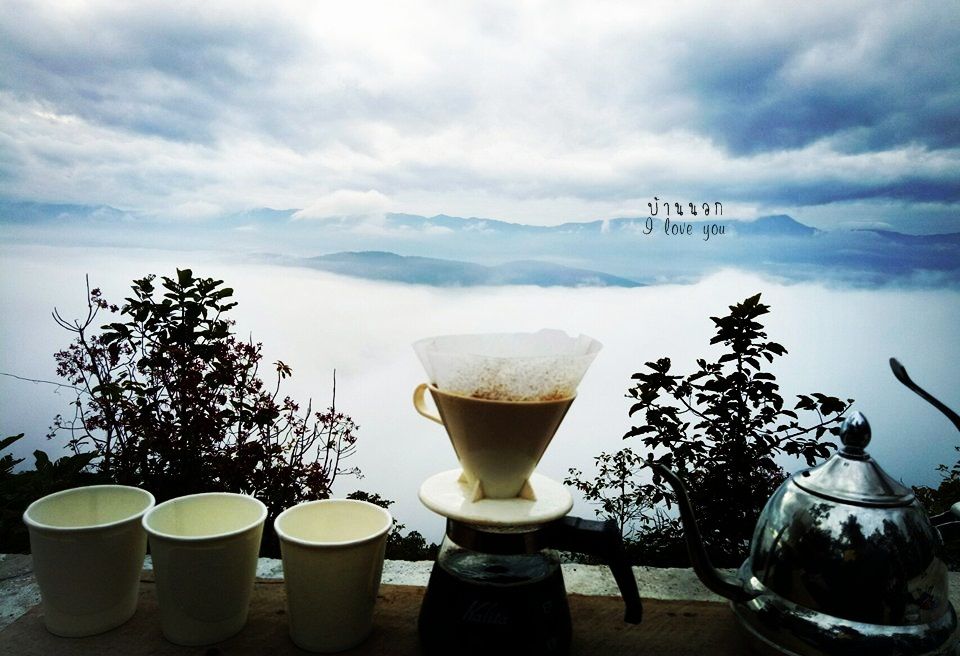 morning coffee in the mountian 