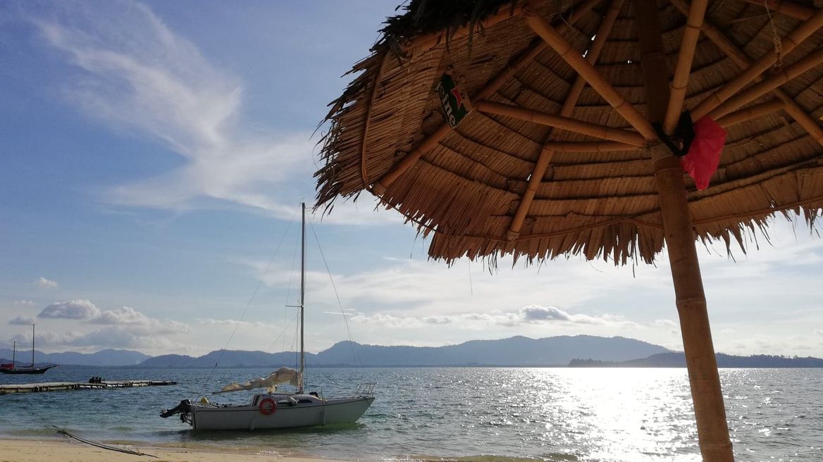 at Naka Noi Beach