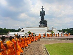 Live peace relaxing your mind at the biggest Buddhist Park (Phutthamonthon Park in Bangkok).