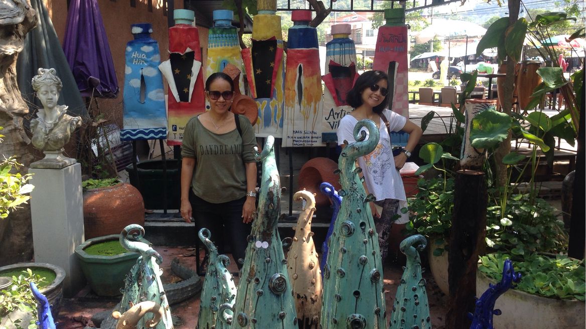 Explore the art works at Artist Village 