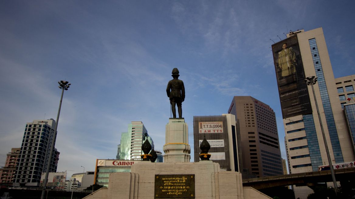 The statue of King Rama VI