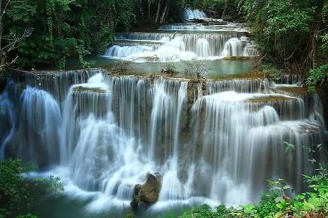 Huau Mae Khamin Waterfall 