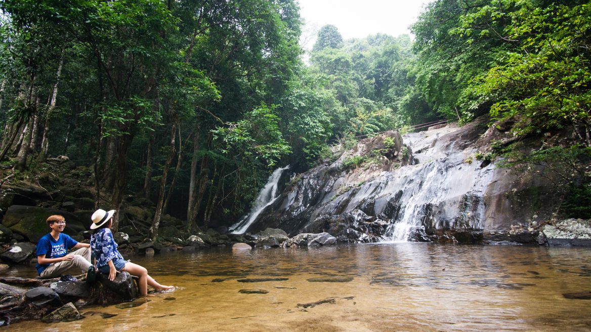 🌊Get fresh and discover the nature at Ton Nga Chang waterfall.
