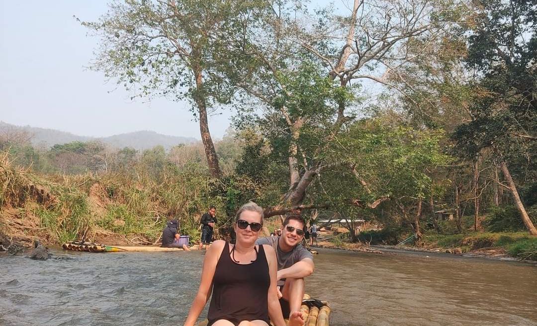 Bamboo rafting 