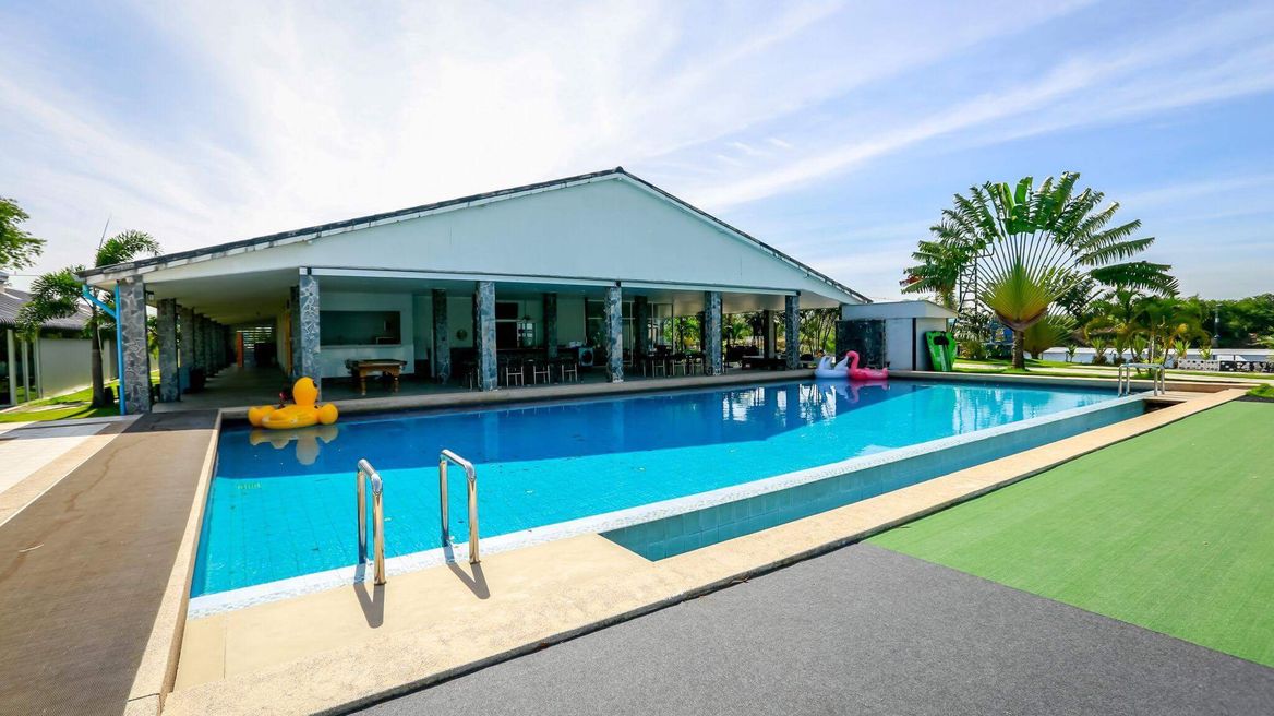 Swimming pool after class
