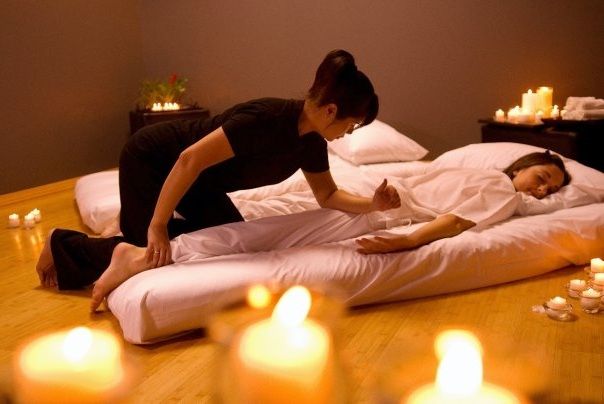 Get massage after a long day