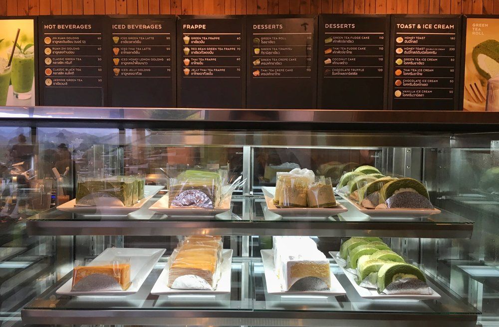 Choui Fong tea plantation : Variety of desserts and drink