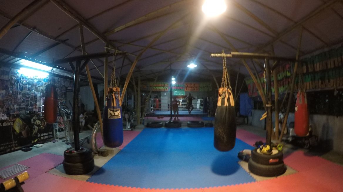 Inside the gym