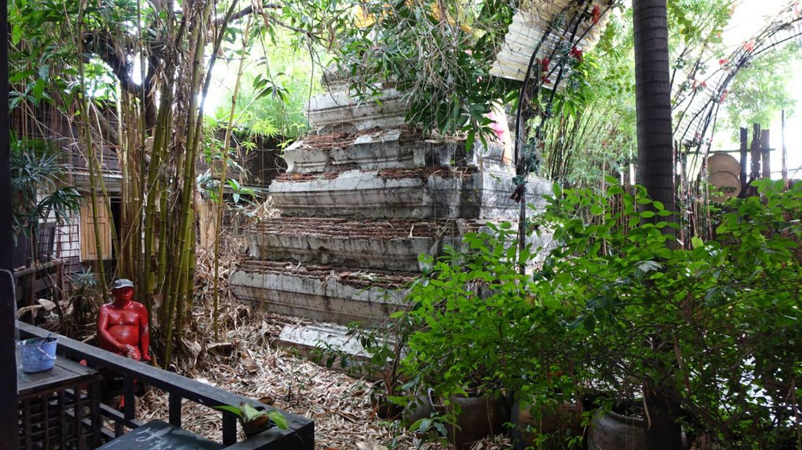 The old stupa in this community