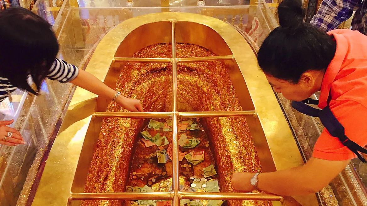 The most famous of Bhuddha's foot print