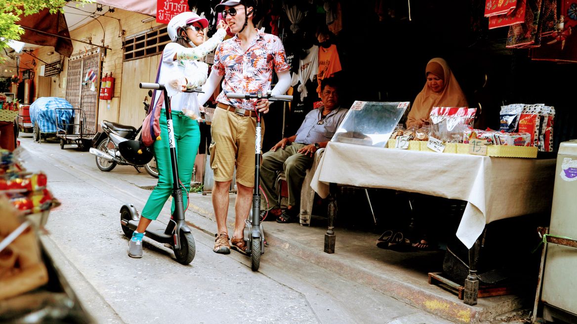 Eat street food as you scooter around Bangkok