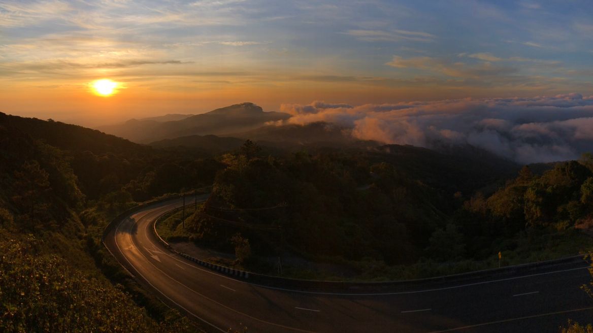 Another view point from the highest mountain in early morning