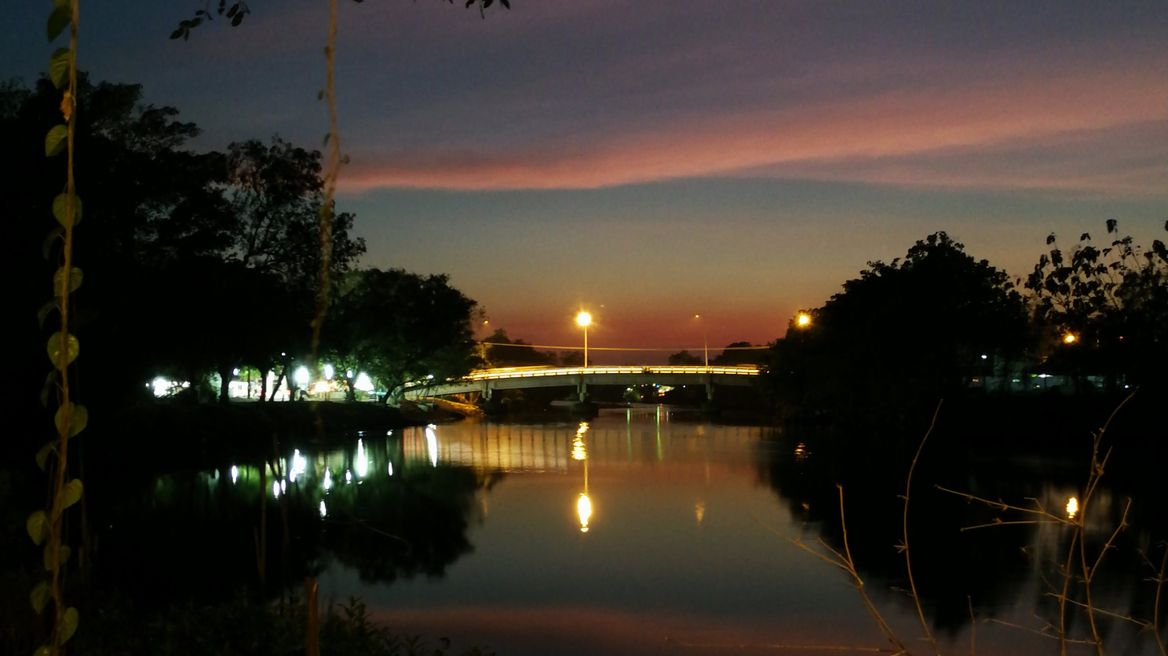 Chanthaburi River with Sunset.