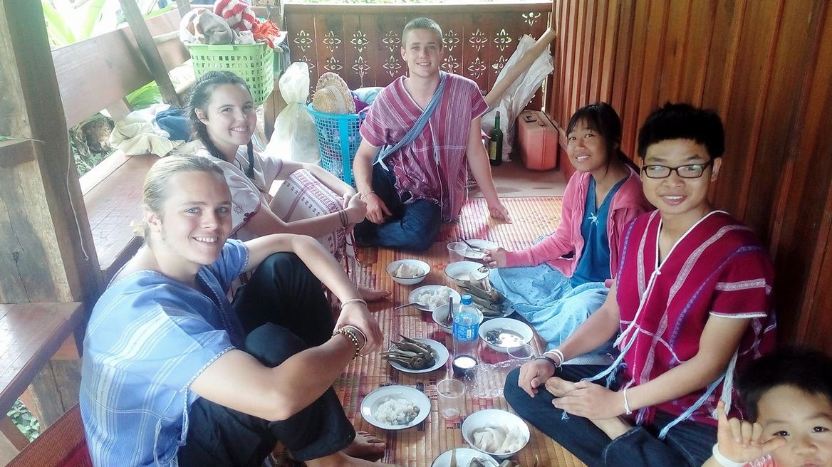 having local lunch