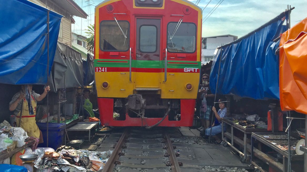 Train Market at 9 am