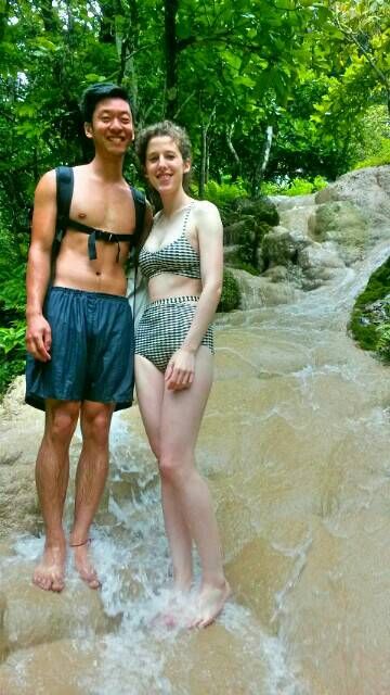 Jon and Antonia from Taiwan & USA enjoy their day