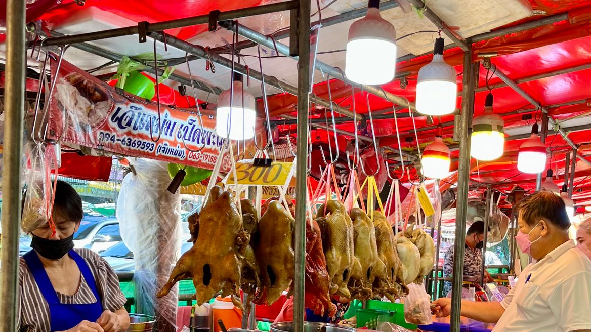 Street food vendor @ local market