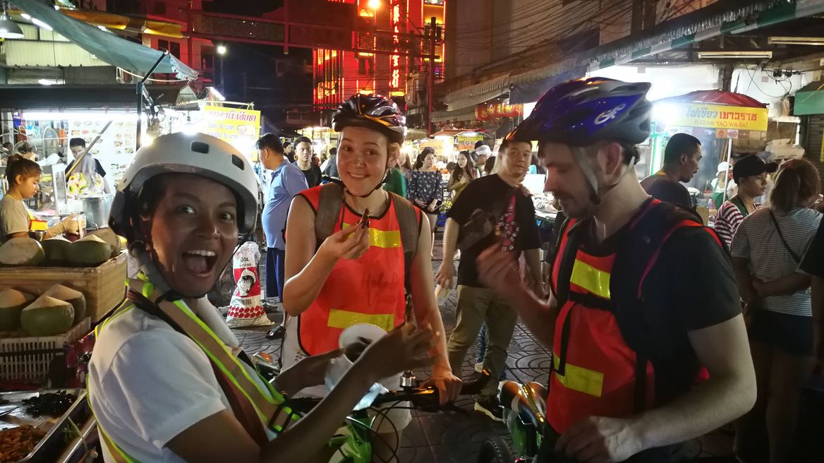 Eat some snacks in China Town...